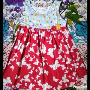 Baby Nay Boho Floral Butterfly Dress